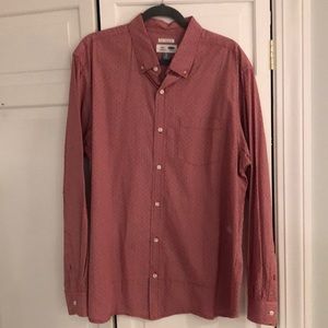 Old Navy Classic Red/Dotted Dress shirt - XL